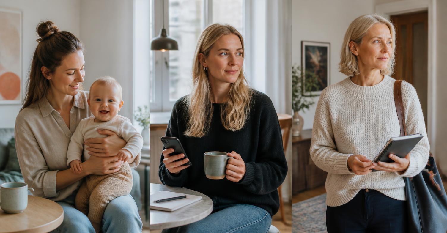 Women at different life stages finding time to build their AI confidence